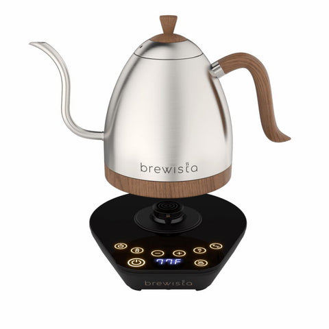 Brewista Artisan Gooseneck Stříbrná konvice 1 l