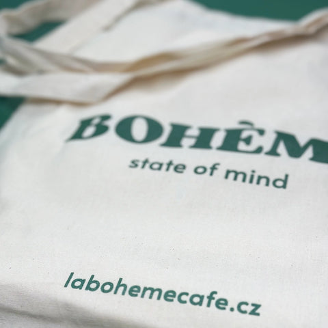 Taška z lehké bavlny La Bohème Café State of Mind